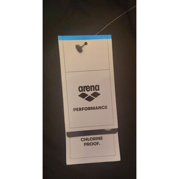 NWT Arena Team Solid Male Racer Swim Brief US Size 44 Black Carvico Performance - Picture 10 of 10